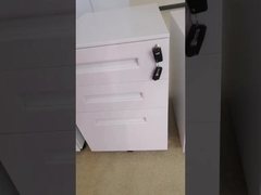 Шкаф постамента анти- ящика наклона 3 мобильный для файла A4 с замком D520MM