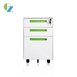 A4/F4 Steel 3 Drawer Rolling File Cabinet Mobile Pedestal In Gym School
