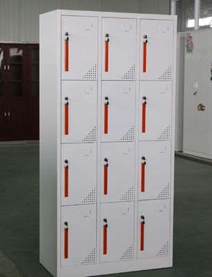 12 Door Steel Office Lockers Cold Rolled Plate