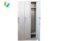 Staff Clothes Cabinet Steel Office Lockers 3 Door With KD Structure