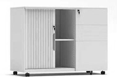 Right 3 Drawer Mobile Caddy Cabinet Left German Rehau Tambour Door Cabinet