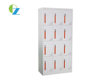 12 Door Steel Office Lockers Wardrobe 900mm Width For Small Space