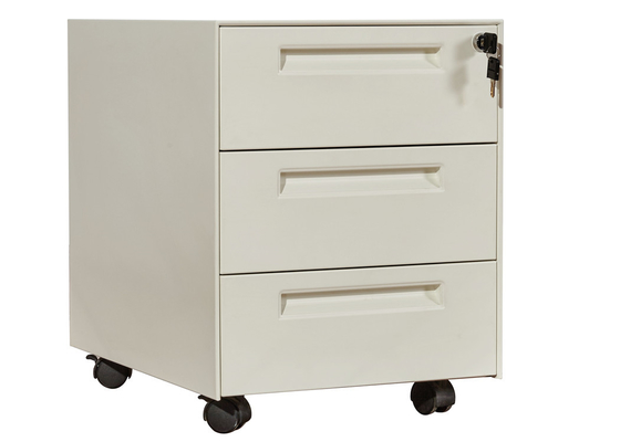 Steel KD 390mm Mobile Pedestal File Cabinet Office Furniture