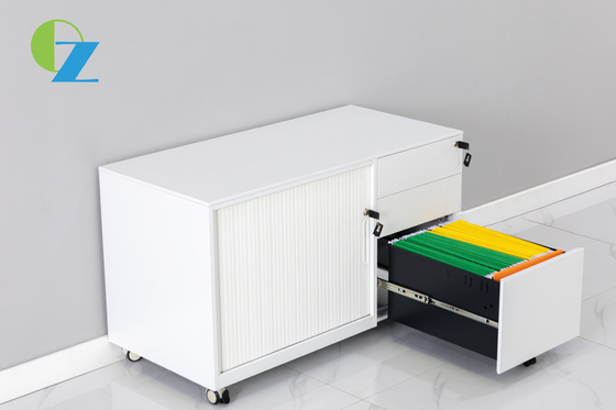 Cold Rolling Steel 3 Drawer Mobile Pedestal Cabinet Storage Cabinet