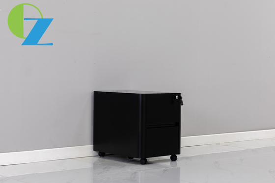 Постамент файла стального края дуги 2 ящиков мобильный со свертывая шкафом хранения